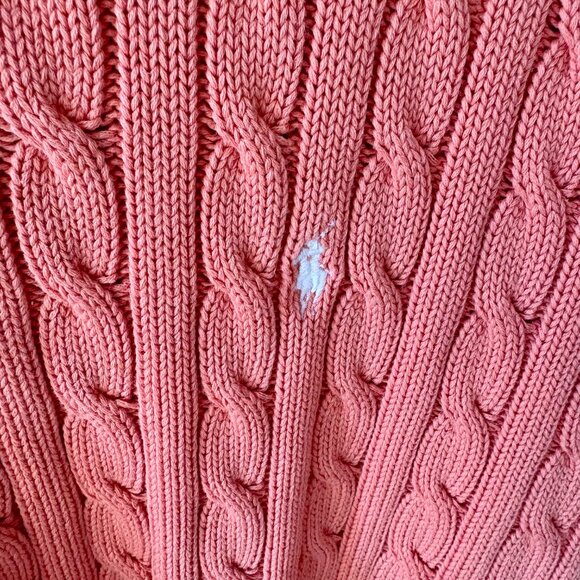 Women's XL Ralph Lauren Sport Cable Knit Sweater - Picture 3 of 4